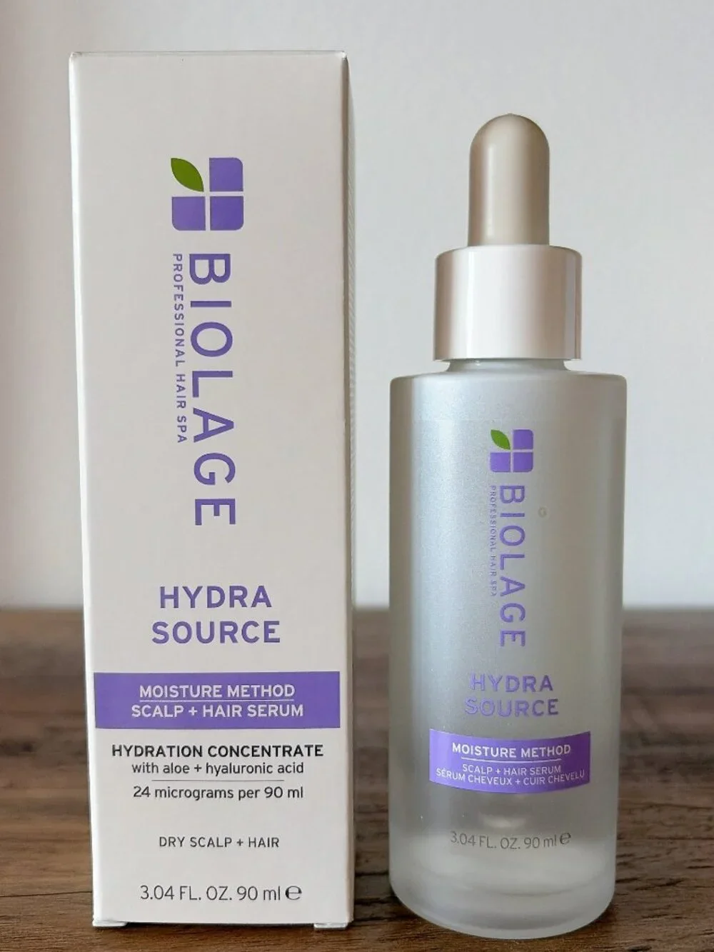 Biolage Hydra Source Moisture Method Scalp & Hair Serum 3.04 oz - NEW in box